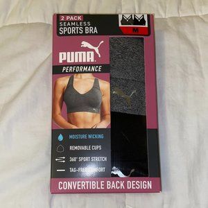 Puma 2 Pack Seamless Sports Bra